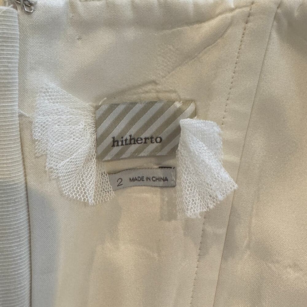Anthropologie Hitherto Ivory Starlet dress Size 2 - Picture 6 of 8